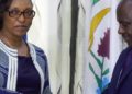 MINEDUC: Dr Uwamariya at the bedside of a chronic patient