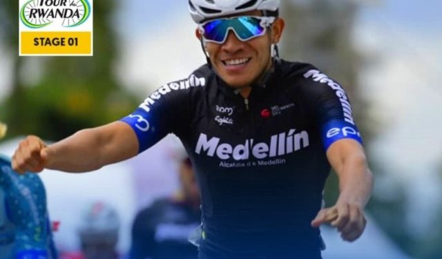 Tour du Rwanda: Brayan Sanchez remporte la première étape