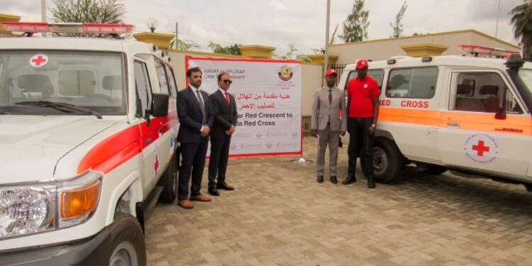 Croissant Rouge du Qatar : don de deux ambulances à la Croix Rouge Rwandaise