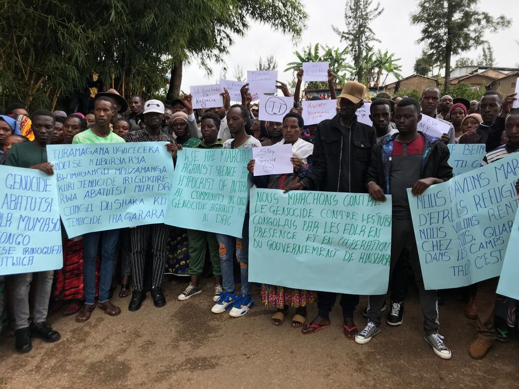 Genocide Rdc RDC-Rwanda: Les réfugiés congolais protestent contre le génocide… - Le ...