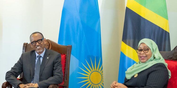 Rwanda-Tanzanie : Kagame salue la gouvernance de Samia Suluhu
