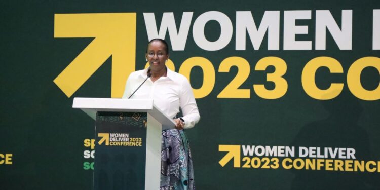 Women Deliver 2023:” Chaque jour d’inégalité financière est un jour d’injustice” Jeannette Kagame