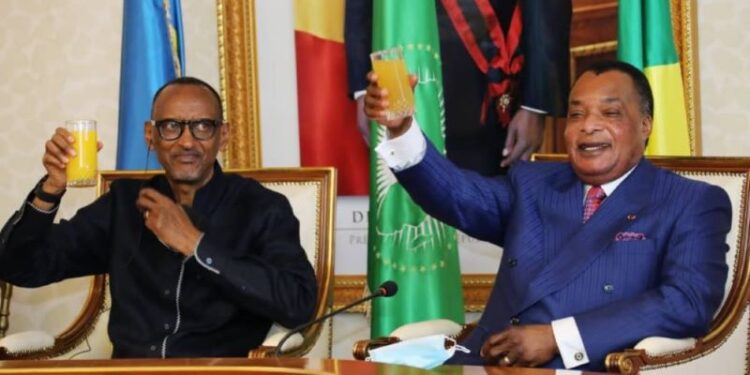 Visite du Président Sassou Nguesso au Rwanda