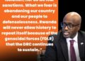 Rwanda-RDC : Nduhungirehe plaide pour la stratégie défensive