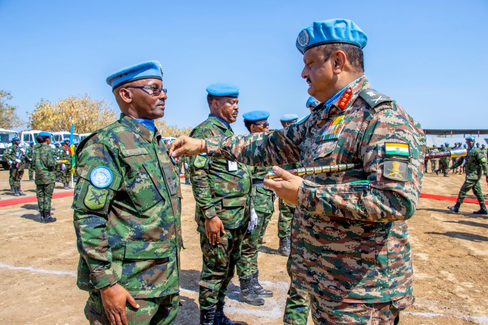 Rwanda-UNMISS: Les soldats rwandais médaillés - Le Canapé