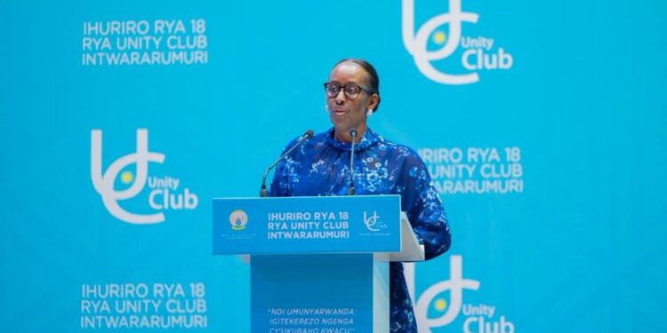 Unity Club: ”Le développement ne doit pas faire oublier les guerres”, Jeannette Kagame