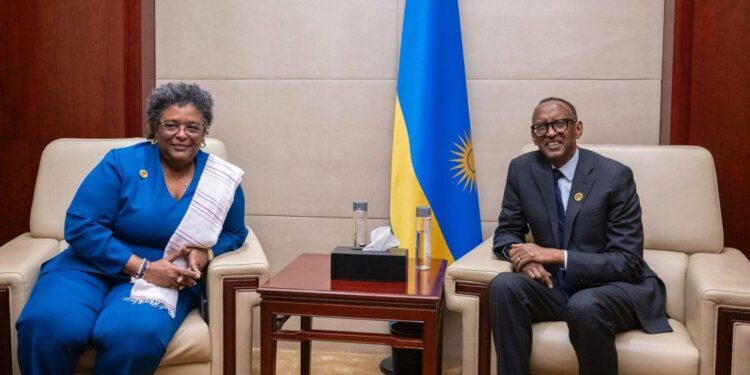 Rwanda-Barbade : Kagame félicite Mottley pour sa réélection